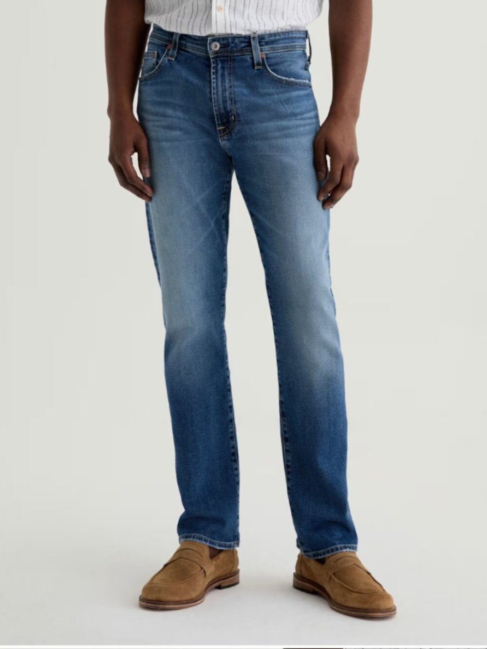 AG Adriano Goldschmied Everett - Slim Straight Blue Jeans - 30X33